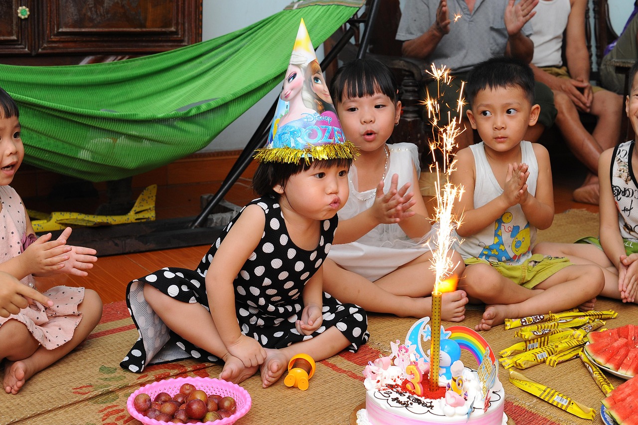 children, cake, girls, boy, kids, young, childhood, blowing candle, happy birthday, birthday cake, happiness, happy, celebration, party, daughter, lovely, cute, adorable